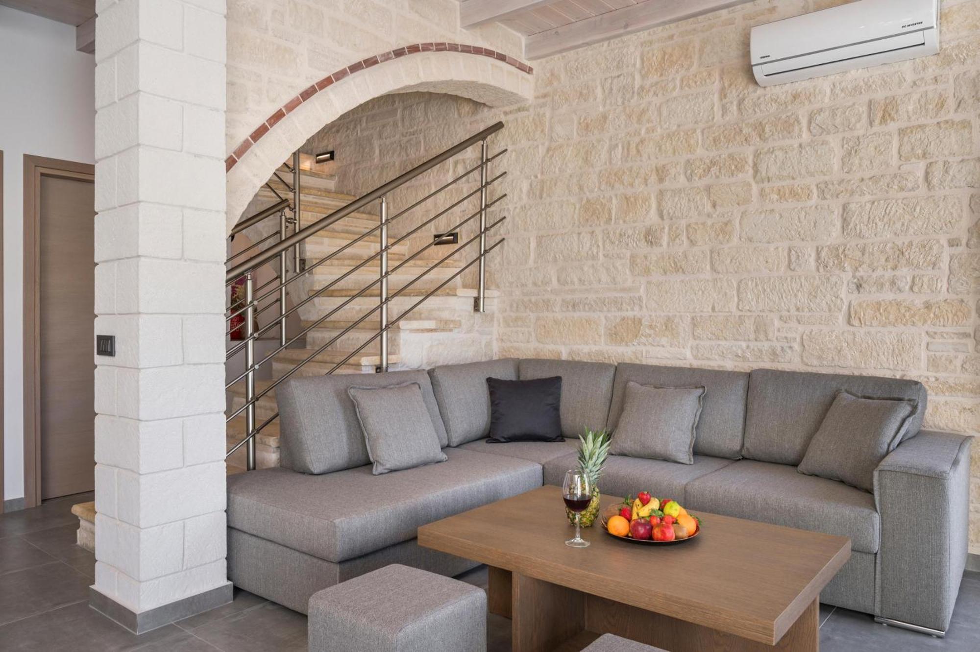 Sun Flower Villas With Sea View Agia Marina  ภายนอก รูปภาพ
