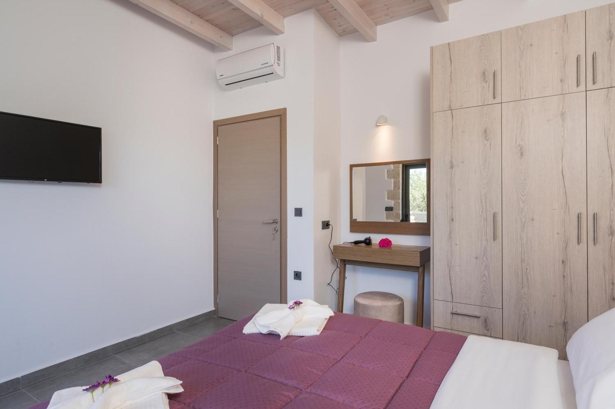 Sun Flower Villas With Sea View Agia Marina  ภายนอก รูปภาพ