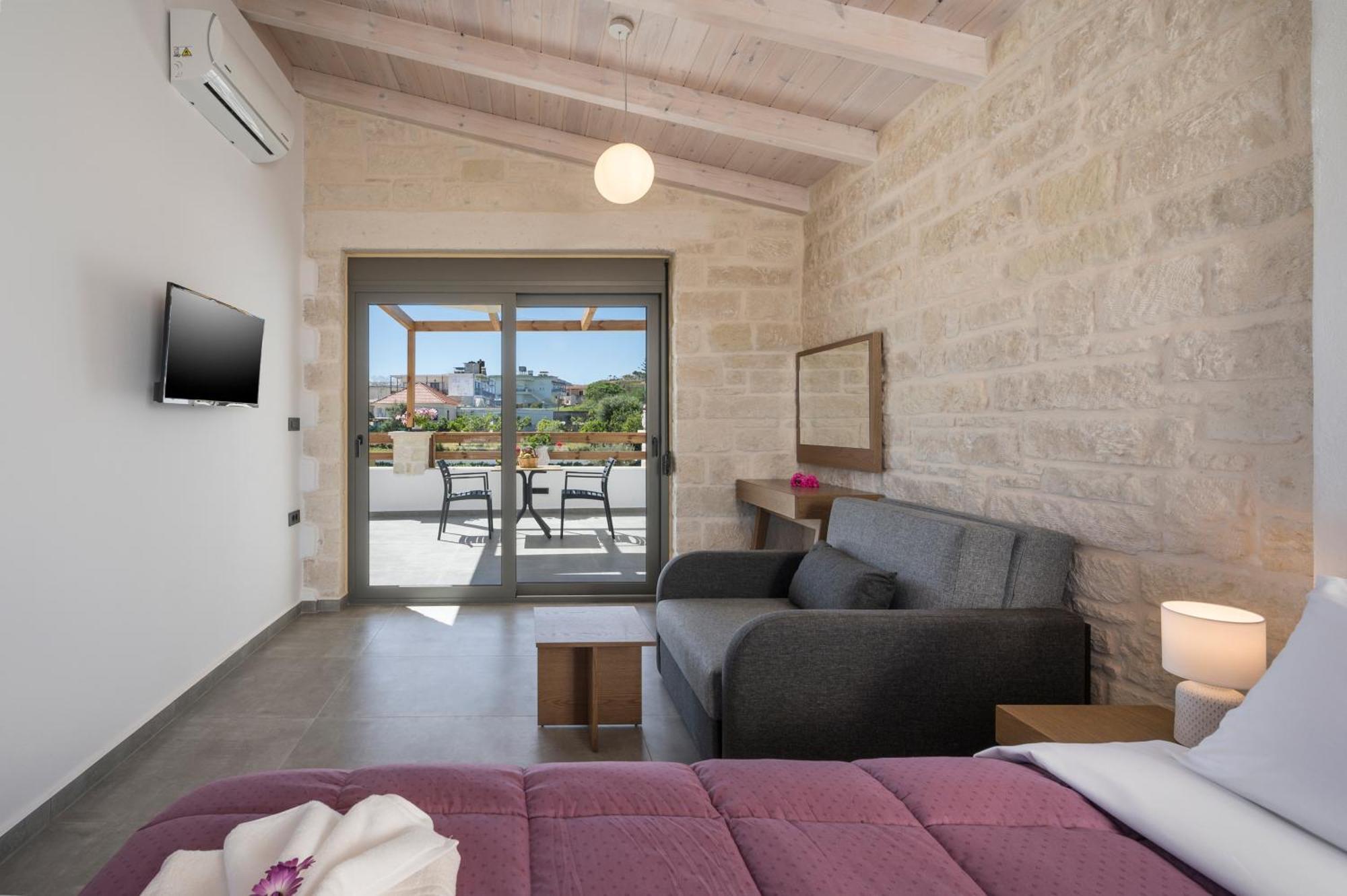 Sun Flower Villas With Sea View Agia Marina  ภายนอก รูปภาพ