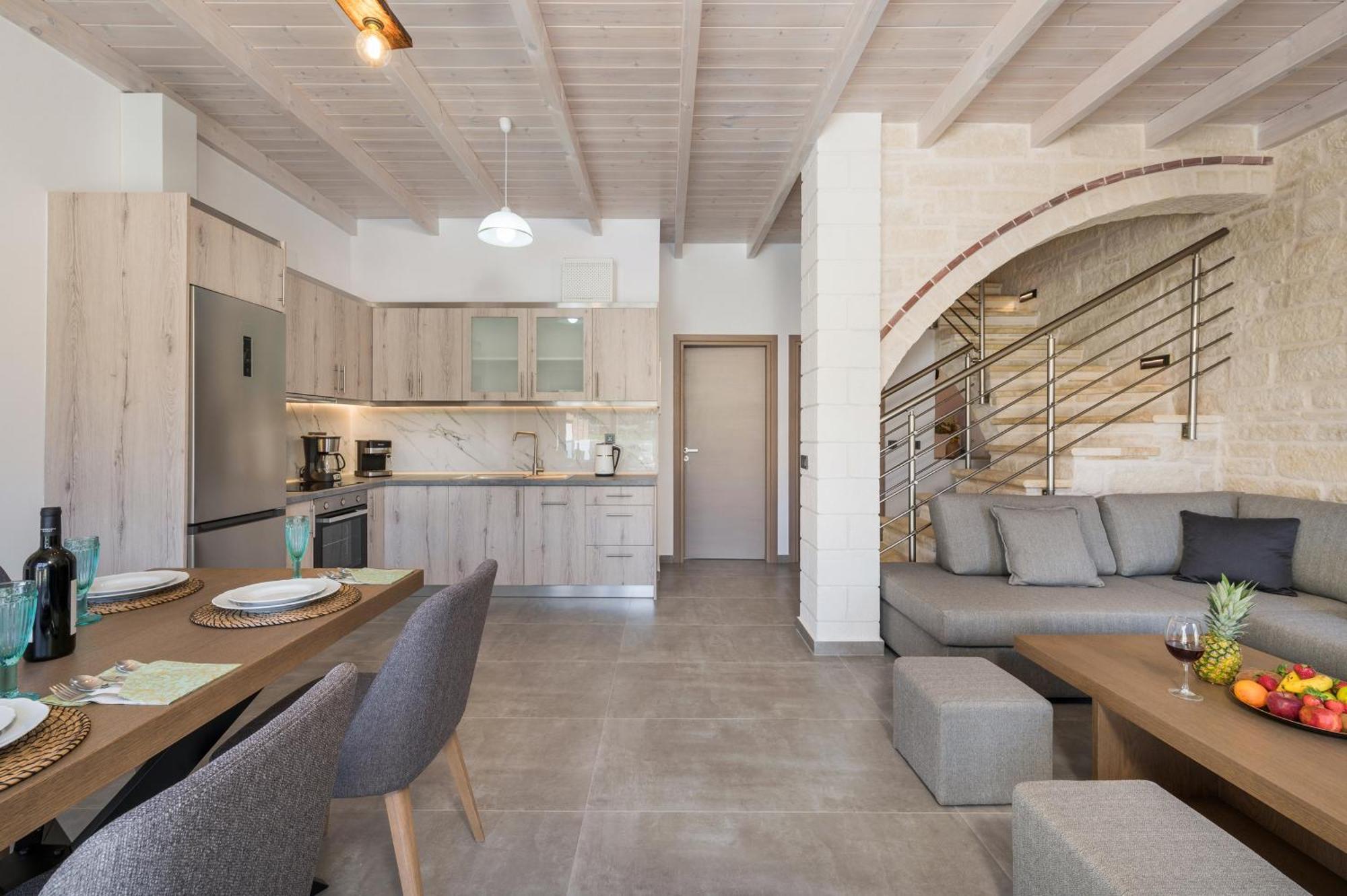 Sun Flower Villas With Sea View Agia Marina  ภายนอก รูปภาพ