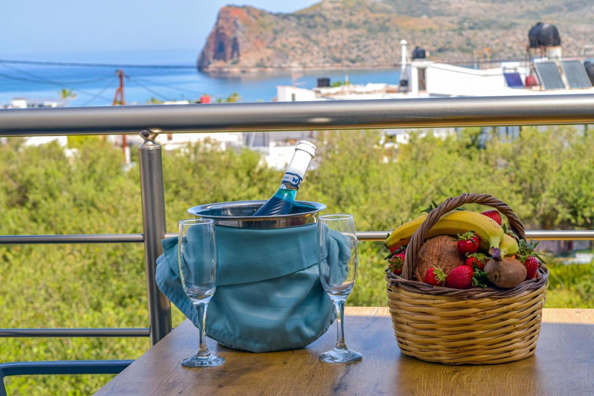 Sun Flower Villas With Sea View Agia Marina  ภายนอก รูปภาพ