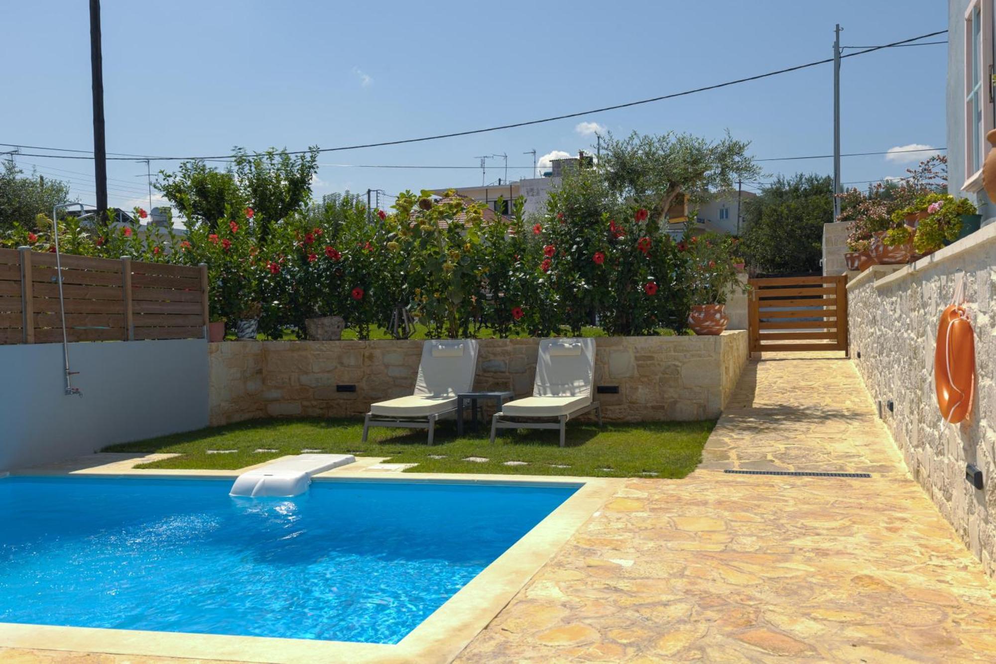 Sun Flower Villas With Sea View Agia Marina  ภายนอก รูปภาพ